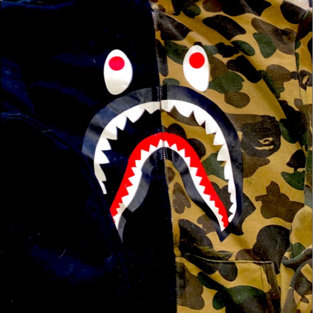 Bape 2 tone sweaters